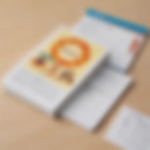 Dynamic design of flashcards featuring vocabulary
