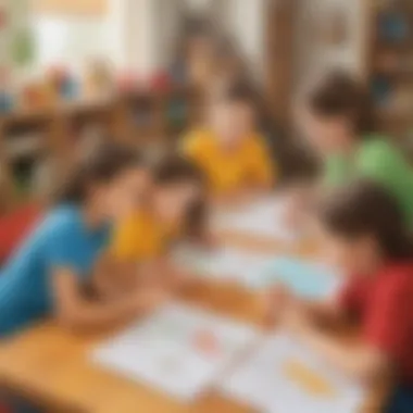 Engaging group activity with printable math tasks