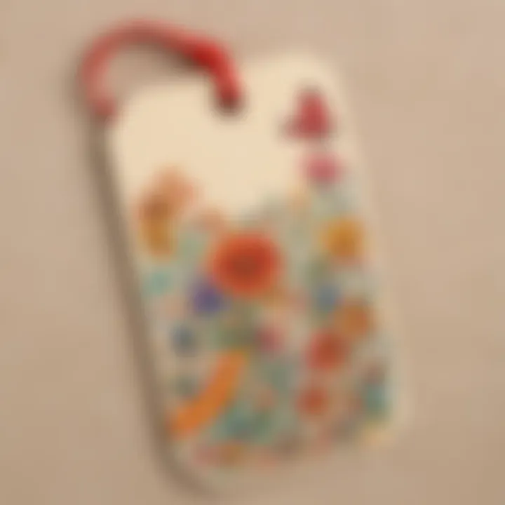 Whimsical design tag