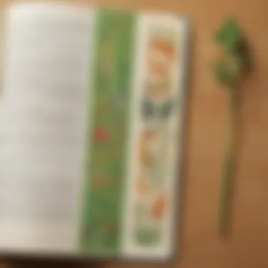 Animal and Nature Inspired Bookmark Whimsical bookmark featuring playful animals and nature elements