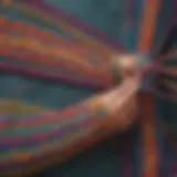 Crafting intricate design in friendship bracelet