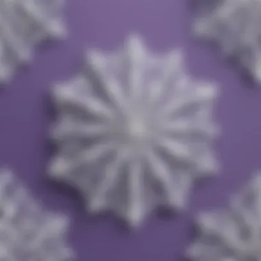 Exquisite Finished Decorations Finished paper snowflake decorations