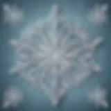 Intricate paper snowflake design