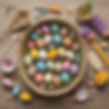 Creative DIY Easter Crafts Kit Assorted craft supplies for DIY Easter crafts