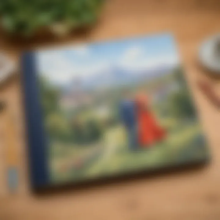 Elegant custom-made photo album filled with cherished memories