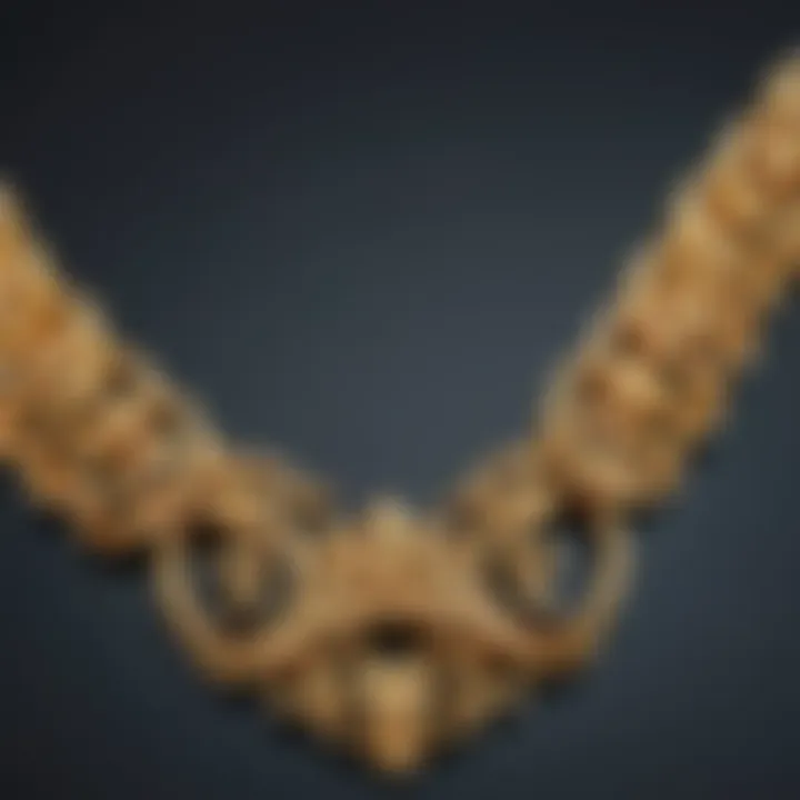 Exquisite gold chain for necklace making