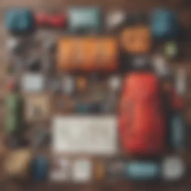 Essential Camping Equipment for Your Adventure Essential camping gear laid out for preparation