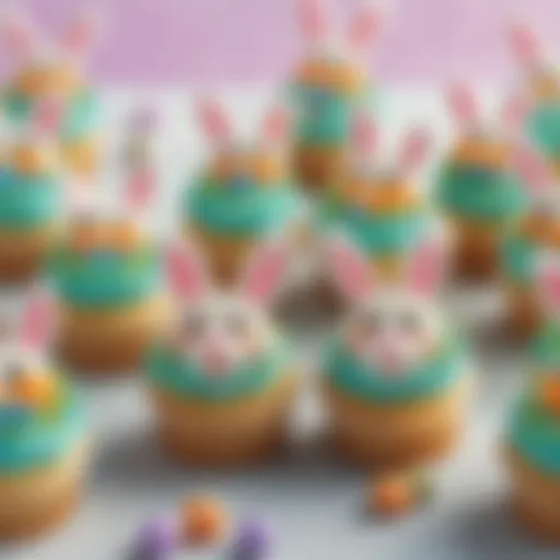 Delicious Easter Bunny Cupcakes