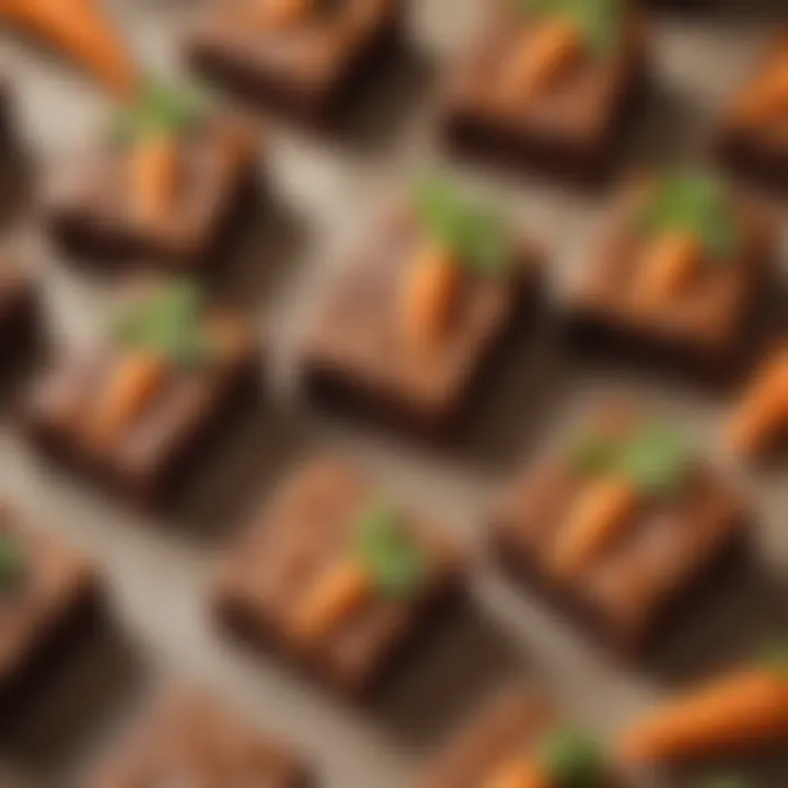 Sweet Carrot Patch Brownies