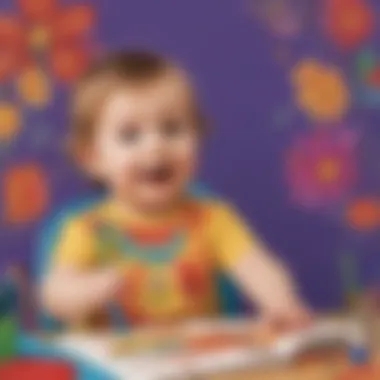 Artistic Expression Through Play Creative arts and crafts project for 2-year-olds