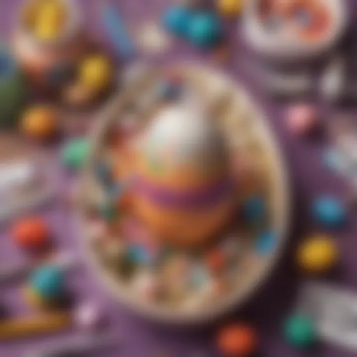 Easter Egg Filled with Mini Art Supplies