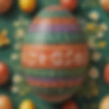 Artistic Easter Egg Painting