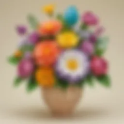 Creative Egg Carton Flower Bouquet