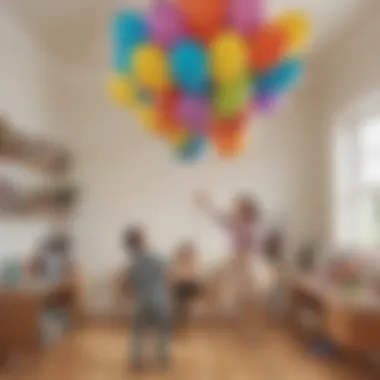 Whimsical Balloon Surprise Clever Prank with Balloons