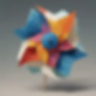 Whirling Pinwheel Creation Finished Pinwheel Spin