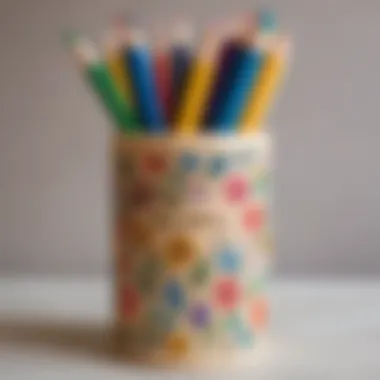 Handmade Personalized Pencil Holder Craft for Teacher