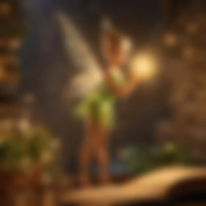 Enchanting Tinkerbell fairy lights for decor
