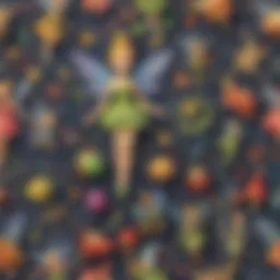 Whimsical Tinkerbell-themed toy set for children