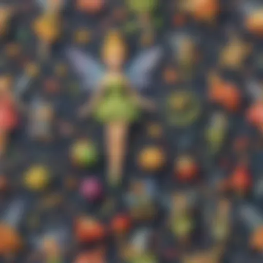Whimsical Tinkerbell-themed toy set for children