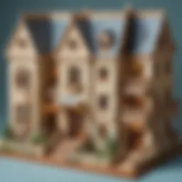 Delicate Handcrafted Dollhouse
