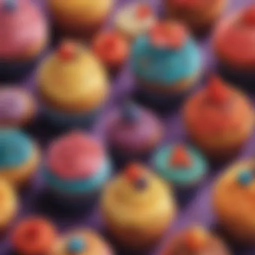 Colorful Cupcake Creations