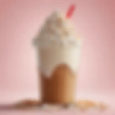 Scrumptious Dairy Queen Crunch Milkshake with Whipped Cream