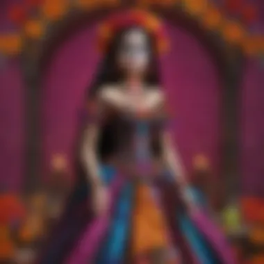Honoring Ancestral Traditions Day of the Dead Barbie paying tribute to ancestors