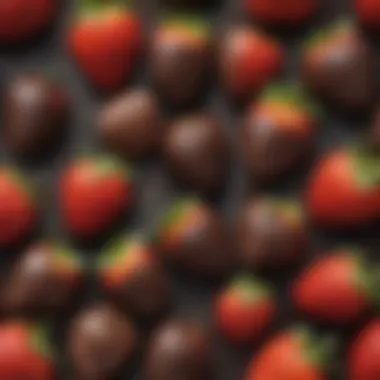 Decadent chocolate-dipped strawberries for a sweet treat