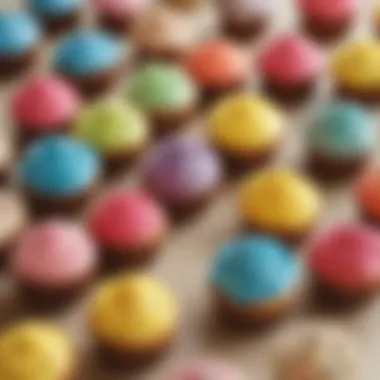 Materials for Custom Cupcake Liners A variety of materials used for creating custom cupcake liners.