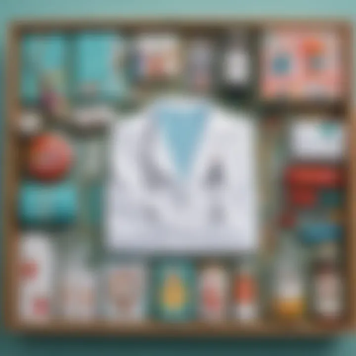 Showcasing completed DIY gifts for Doctor Day