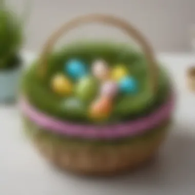 DIY Easter Grass Basket Creation