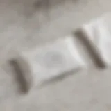 Homemade disinfectant wipes on a marble countertop