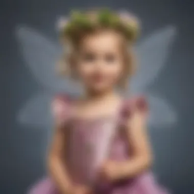 Enchanting Fairy Costume Two-year-old girl in fairy costume