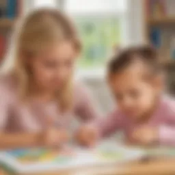 Conceptual illustration of early childhood education assessment
