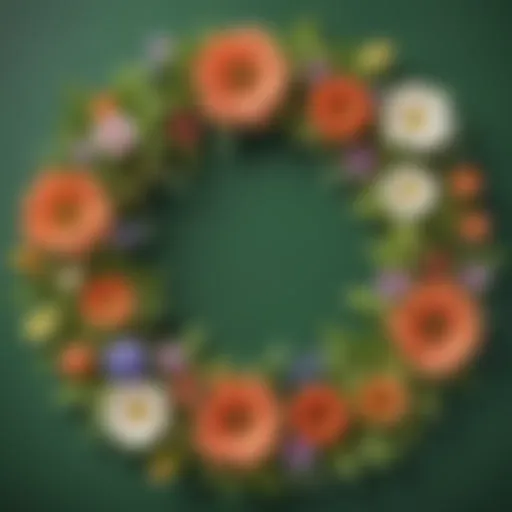 Eco-Friendly Floral Wreath Craft