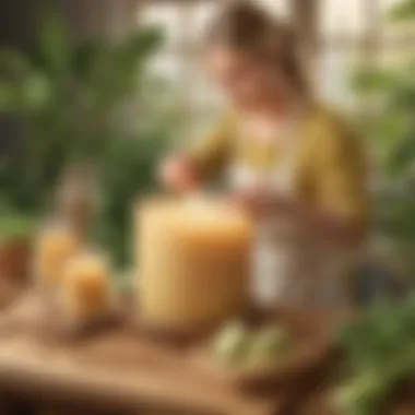 Organic Soy Candle Making