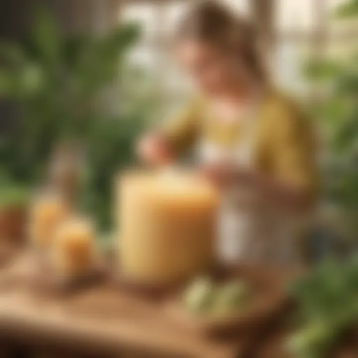 Organic Soy Candle Making