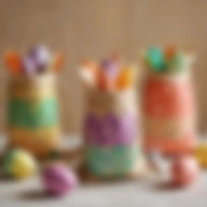 Eco-friendly materials used in crafting Easter egg bags