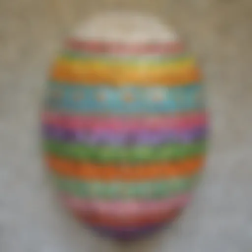 Elegant Easter Egg Mosaic Craft Idea