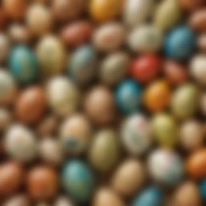 Easter Eggs with Nature-Inspired Craft Materials