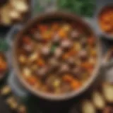 Hearty Irish Lamb Stew Infused with Root Vegetables Irish Lamb Stew with Root Vegetables