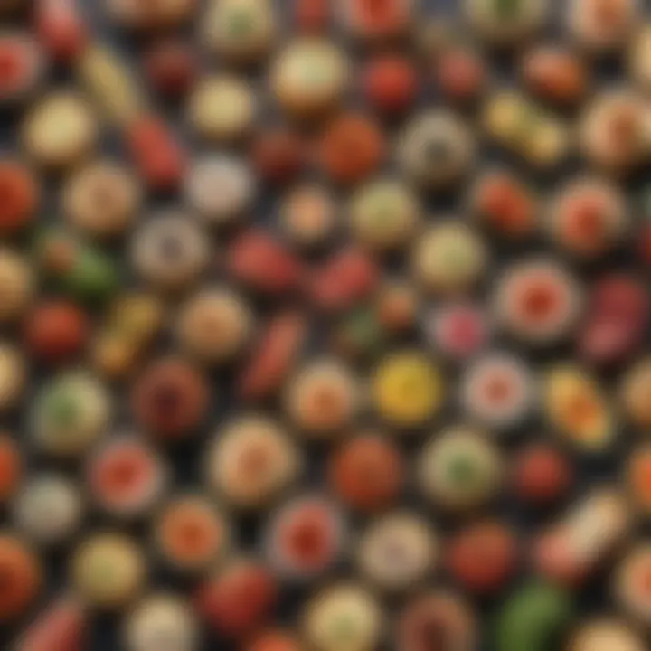 A selection of gourmet bites that cater to various dietary preferences.