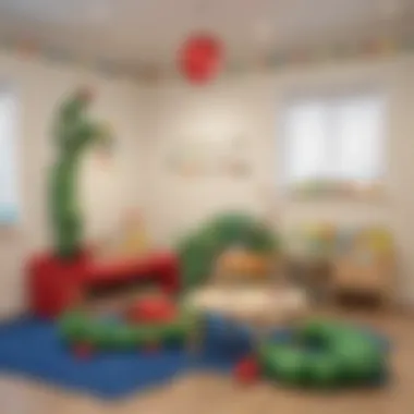 Interactive Story Corner Setup Educational Storytime Area with The Very Hungry Caterpillar Book
