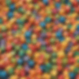 Engaging math activity with colorful blocks