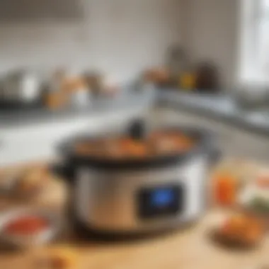 Streamlined Meal Preparation with Crockpot Fast Cooker Efficient meal preparation with Crockpot Fast Cooker
