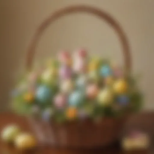 Elegant Easter Basket Arrangement