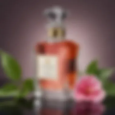Sophisticated Fragrance Elixir Elegant Perfume Bottle