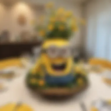 Creative Minion Table Centerpiece