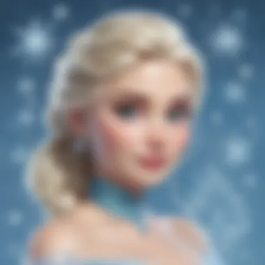 Elsa-inspired Creative Art Set