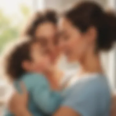 Embracing Mindful Parenting: Peaceful Connection Parent and child sharing a peaceful moment of connection